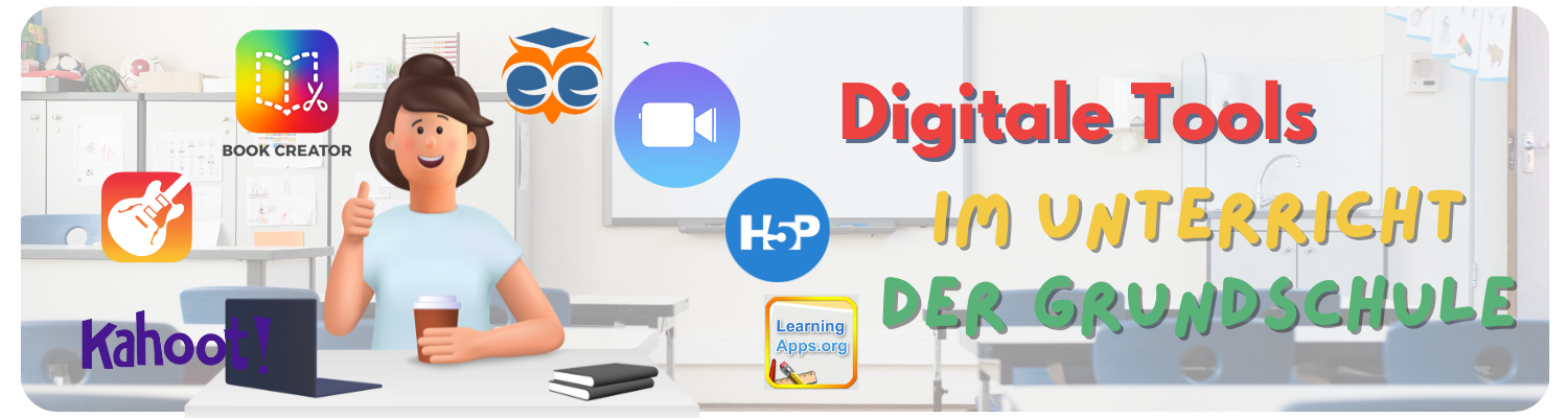 Symbolbild digitale Tools im Unterricht der Grundschule
