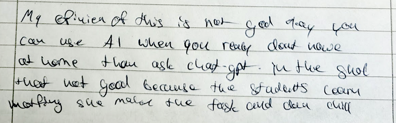 Handschriftprobe Analyse